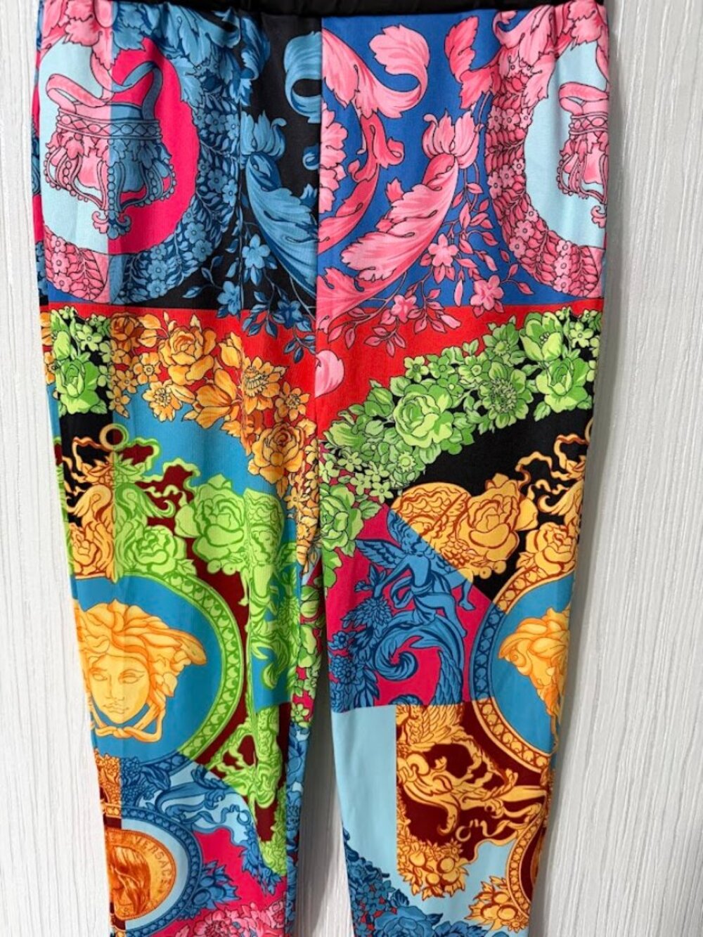 Colorful Baroque Print Leggings Women’s Size S Stretch - Picture 5 of 6